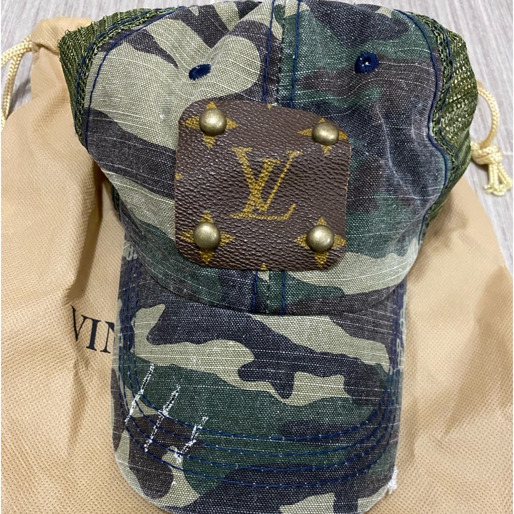 Vintage Boho Bags Camouflage LV Hat